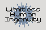 Elons - Industrial Techno Typeface, a Sans Serif Font by Imoodev (Thumbnail 3 of 6)