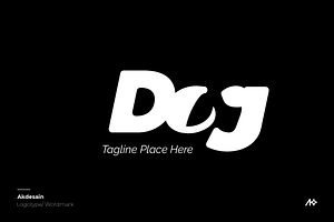 Dog Wordmark Logo, a Branding & Logo Template by Akdesain