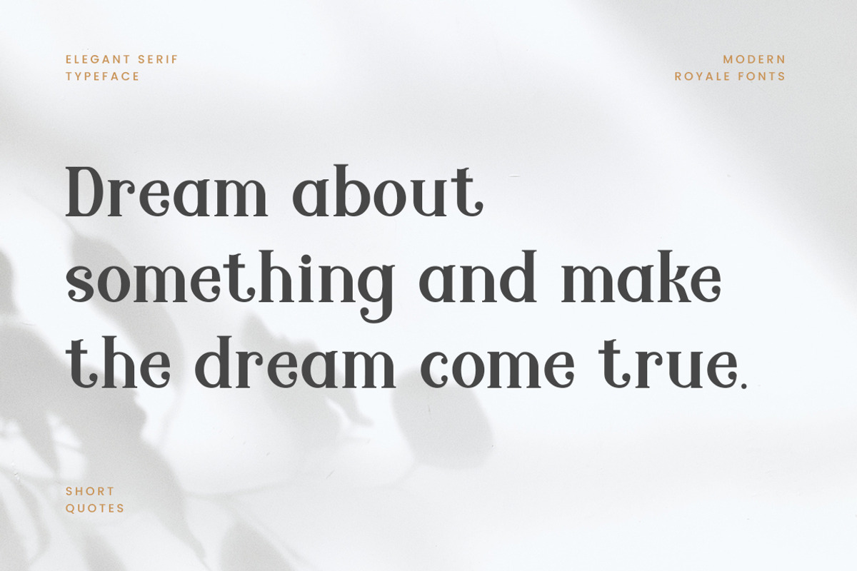 Modern Royale - Luxury Serif Font, a Serif Font by Bluestype Studio (Photo 3 of 8)