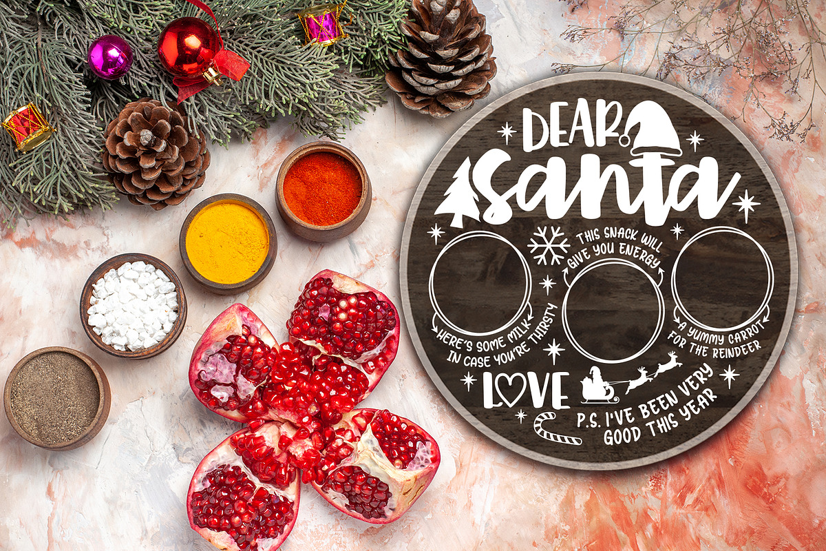 Santa Tray SVG Bundle, a Graphic by CraftlabSVG (Photo 8 of 12)