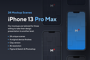 iPhone 13 Pro Max Mockups