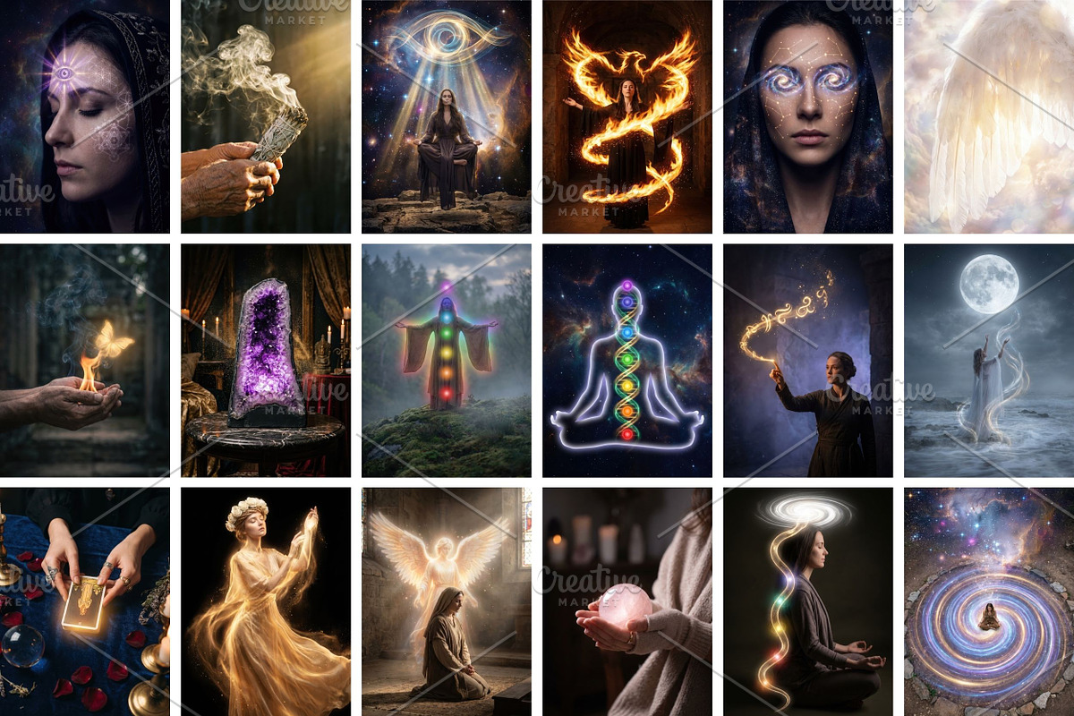 Spiritual Stock Photo Bundle, an Arts & Entertainment Photo by Selenique Studio (Photo 8 of 9)