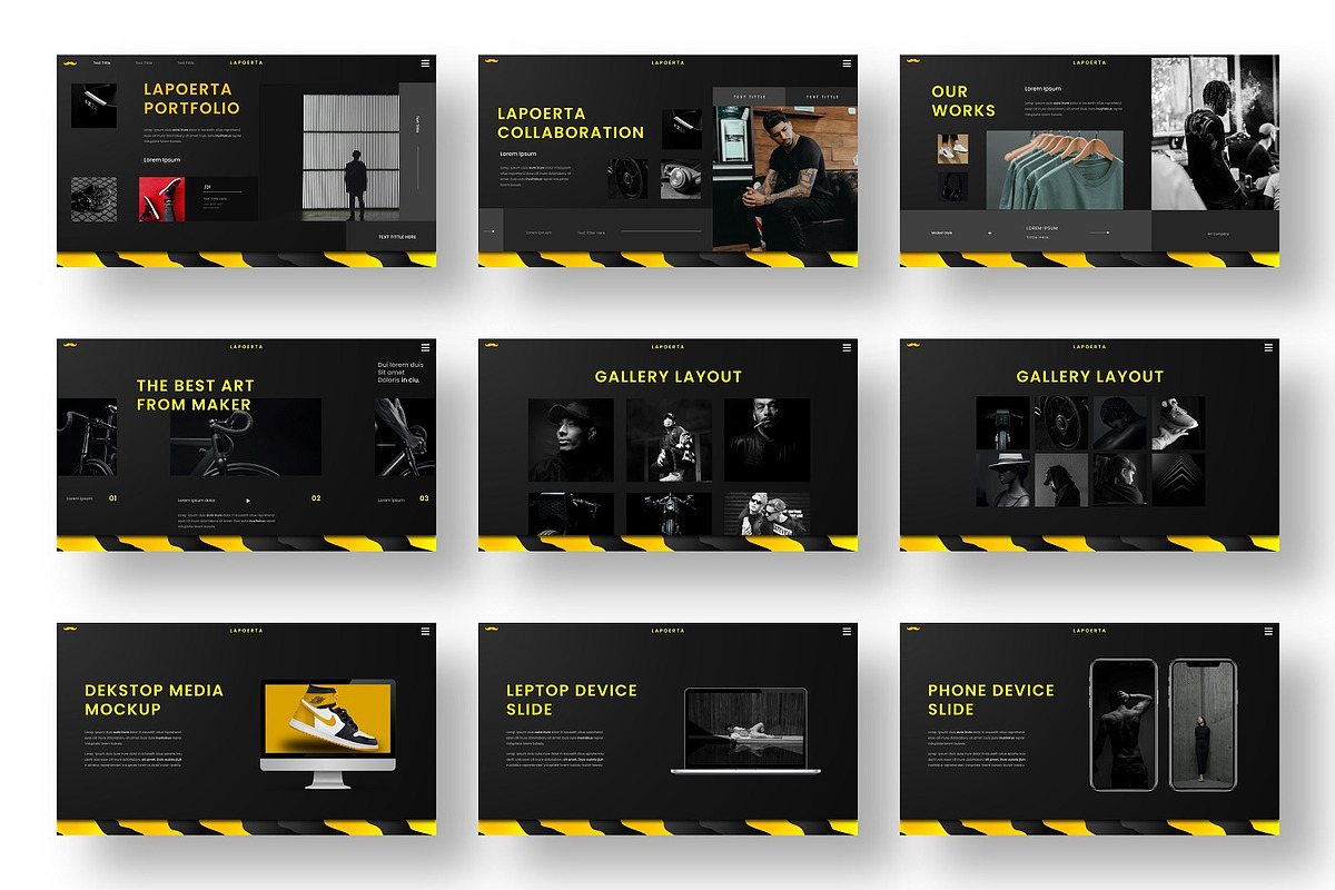 Lapoerta – Business PowerPoint, a Presentation Template by Dens Creative Studio (Photo 4 of 6)