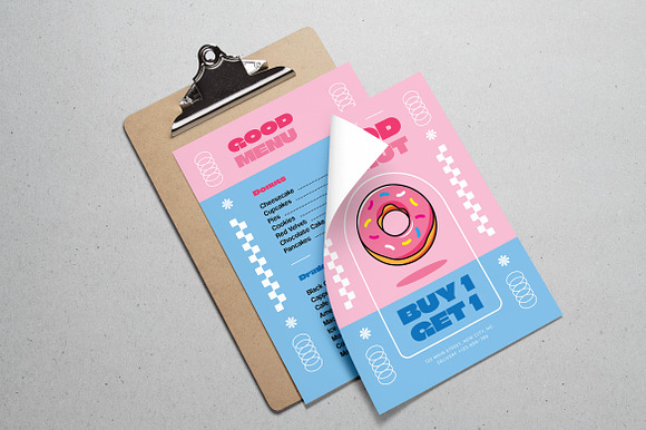 Menu Flyer Good Donut