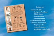 One Page Media Kit in Navy Blue [B], a Templates & Theme by ProductiveandFree (Thumbnail 5 of 11)