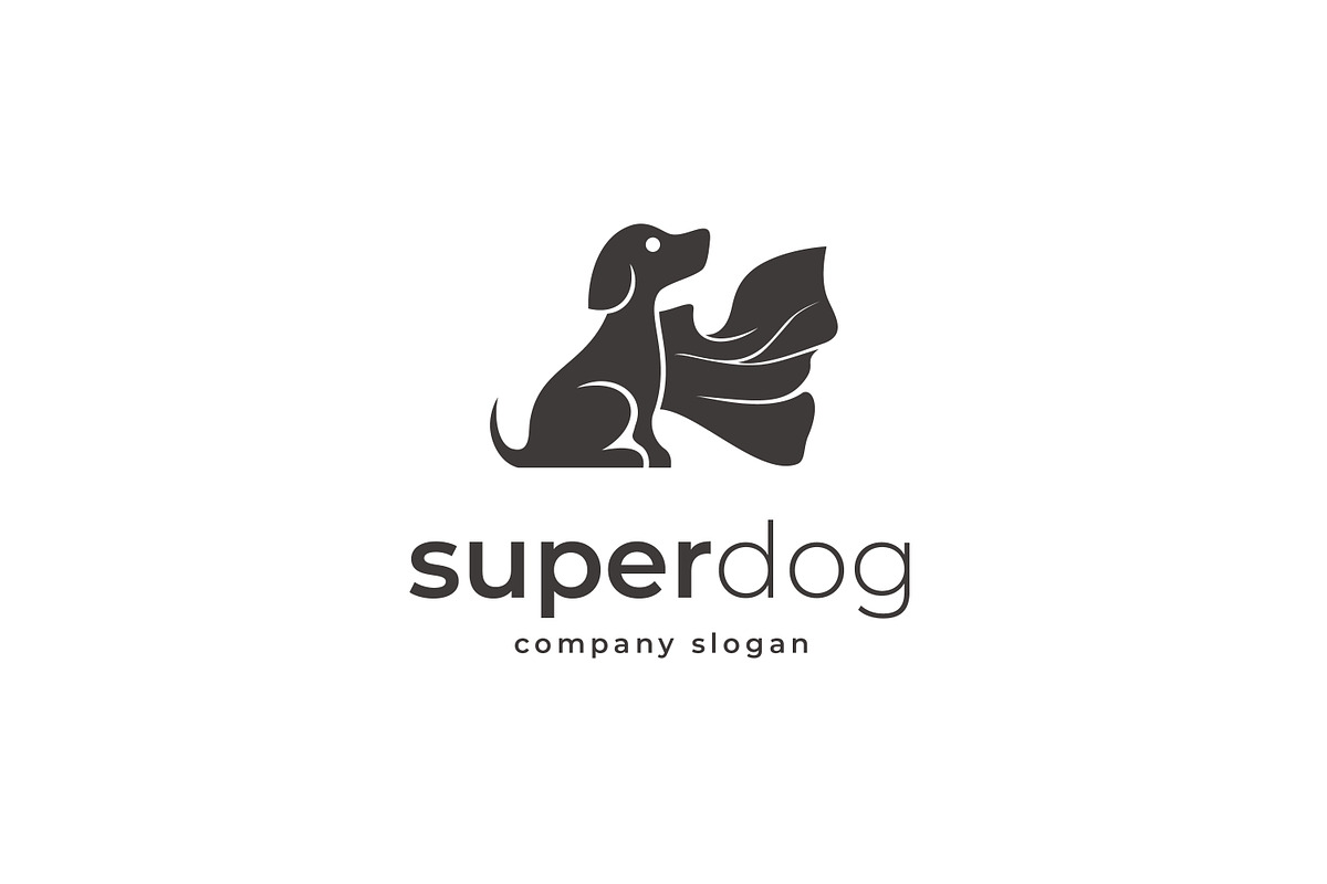 Super Dog Logo, a Branding & Logo Template by Sarten