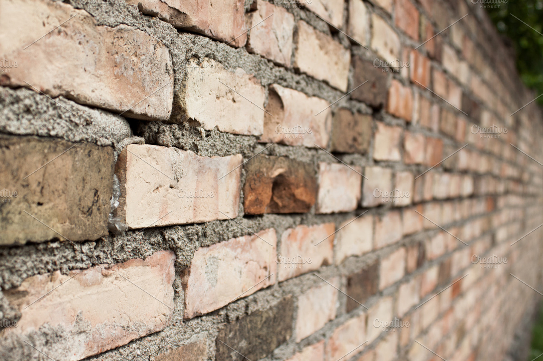 Brick wall featuring brick, wall, and texture