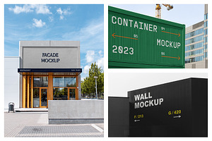 Wall Advertising Mockups Vol.2