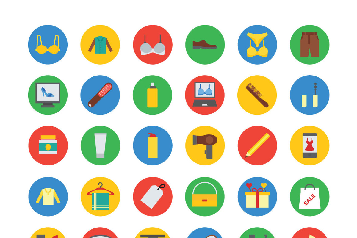 125+ Fashion Vector Icons, an Emoji Icon by Creative Stall (Photo 5 of 5)
