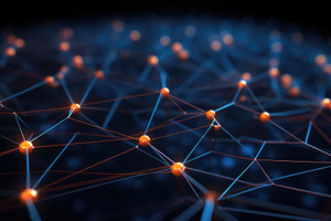 Abstract 3D rendering of network con, a Photo by Iftikhar Alam