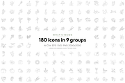 180 Botanical Ingredient Line Icons, an Outline Icon by Ilia Design (Thumbnail 13 of 13)