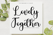 Lovely Together, a Handwritten Font by InermediaSTUDIO (Thumbnail 1 of 8)
