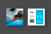 Health Apps Instagram Post, a Social Media Template by MikroType Std (Thumbnail 3 of 4)