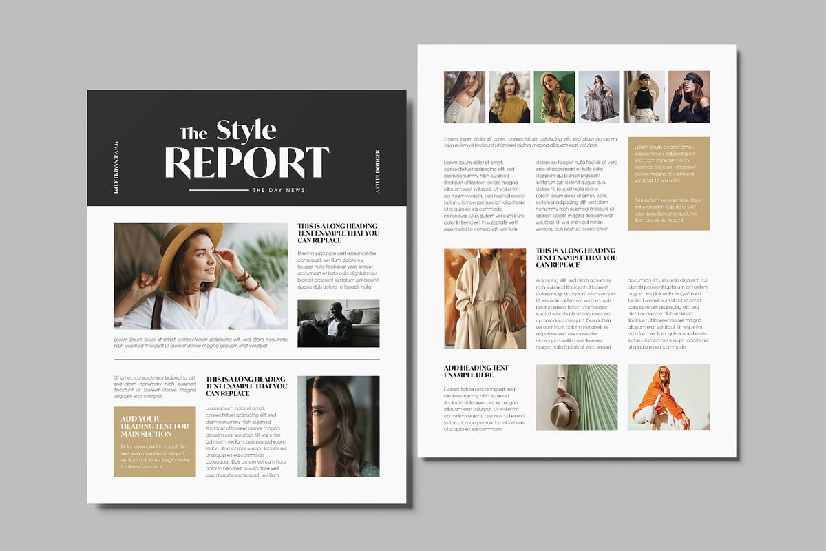 Fashion Insight Newsletter Layout