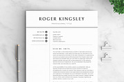 Resume/CV - The Roger, a Resume Template by CreativeLandStudio (Thumbnail 5 of 9)
