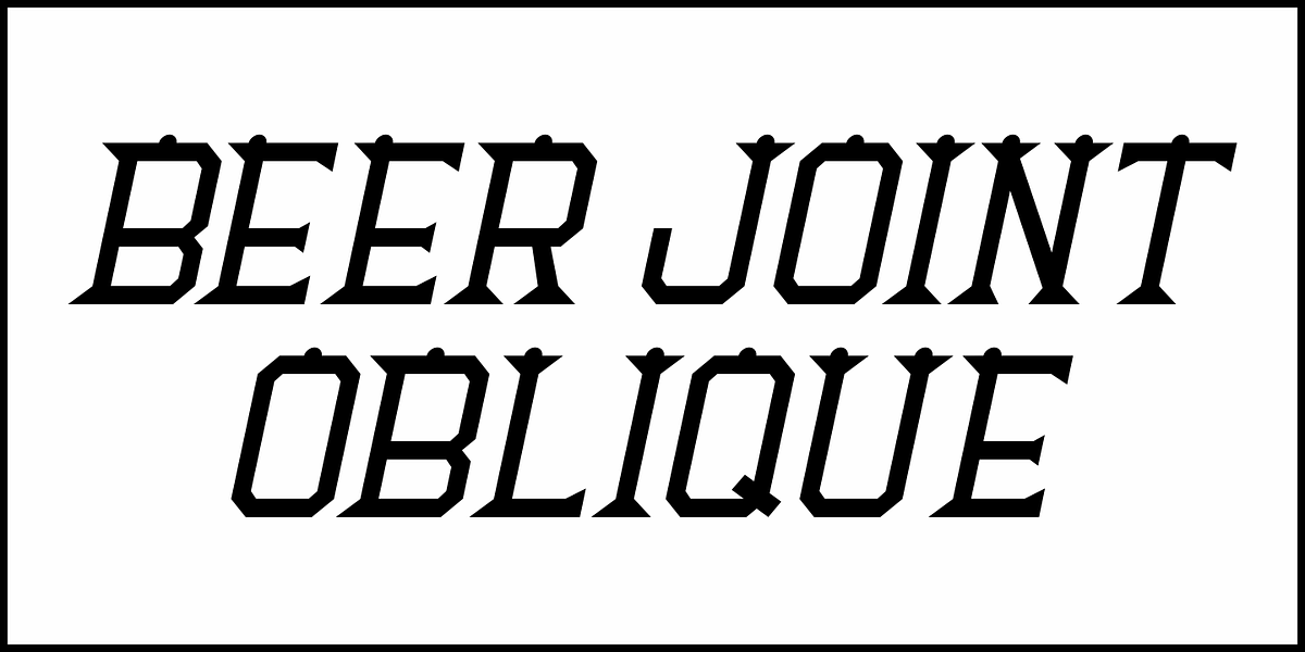 Beer Joint JNL, a Serif Font by Jeff Levine Fonts (Photo 4 of 5)