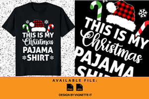 This is my Christmas pajama shirt
