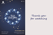 Christmas in Blue, an Illustration by YuliTeh_art (Thumbnail 11 of 11)