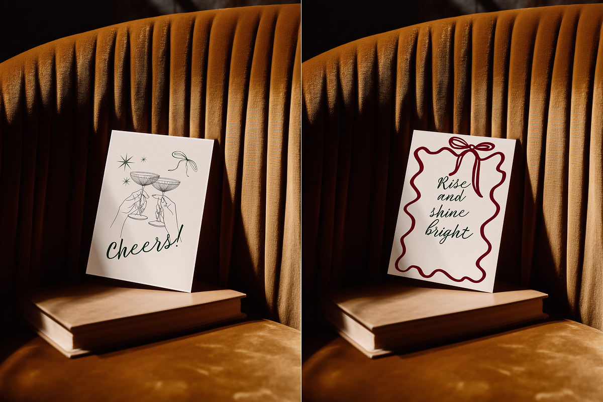 Classic Vintage Invitation Mockup, a Product Mockup by Serenefeeling (Photo 2 of 6)