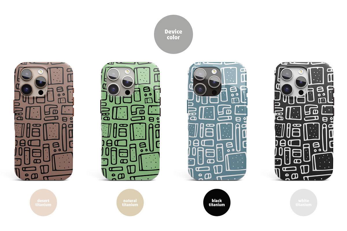 iPhone 16 pro Tough Case Mock-up, an iPhone Mockup by Colatudo Store (Photo 7 of 9)