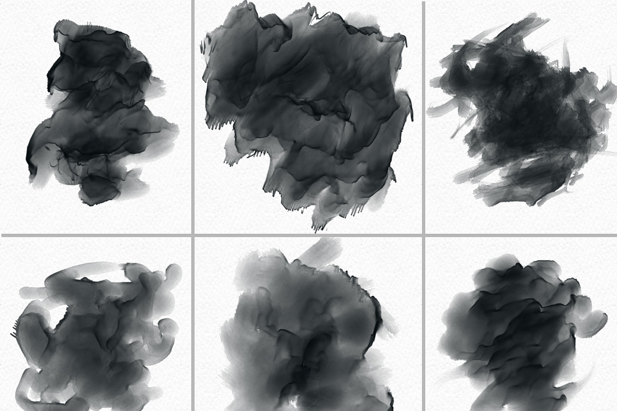 Hi-Res Water color PS Brush Set-2 preview 3