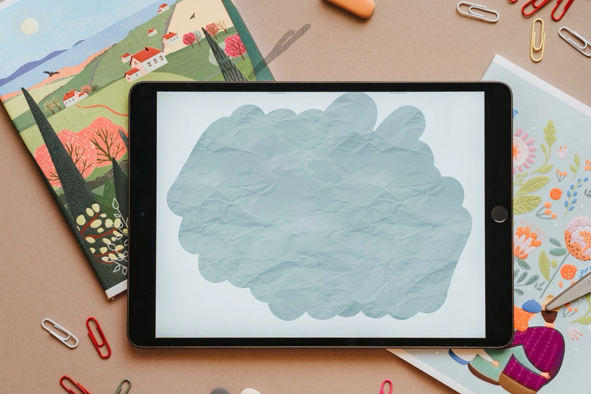 Organic Texture Procreate Brushes, a Brush Add-On by Studio Print Co. (Photo 2 of 9)