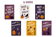 Halloween patterns cards elements, a Pattern Graphic by RevolutionizZed (Thumbnail 7 of 17)