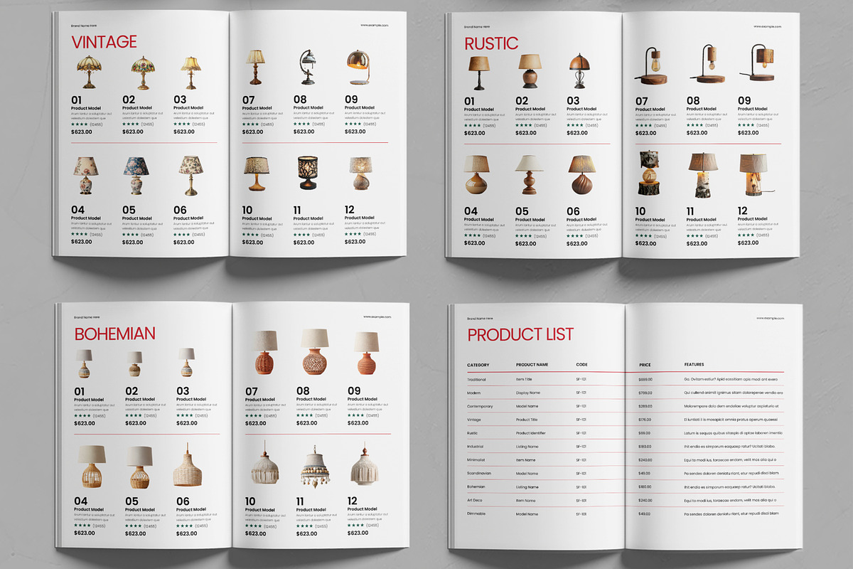 Product Catalog Template, a Print Template by MightyDesign (Photo 3 of 6)