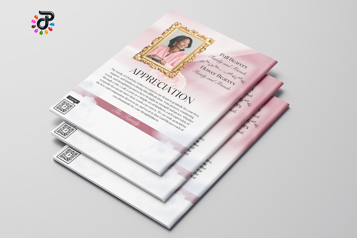 Elegant Canva Obituary Template, a Brochure Template by Protech Design ENT (Photo 9 of 9)