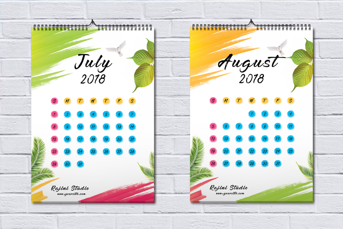 Calendar 2018, a Stationery Template by Jaisivakumar (Photo 6 of 9)