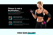 Gymex - Fitness Website UI Template, an UI Kit Template by Techeshta Solutions (Thumbnail 4 of 5)