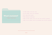 Candy Pastel Desktop Folder Icons, an Icon by Creativity Bucketlist (Thumbnail 2 of 3)