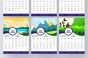 Calendar Design Templates Layout, a Stationery Template by MightyDesign (Thumbnail 5 of 8)