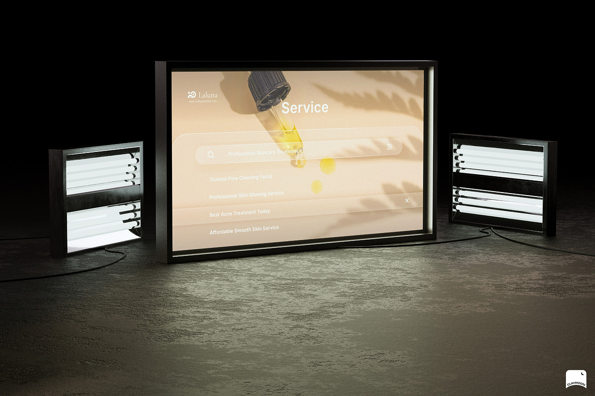 Liquid Glass Search Suggestion Ad, a Print Template by Claymoon Lab (Photo 4 of 4)