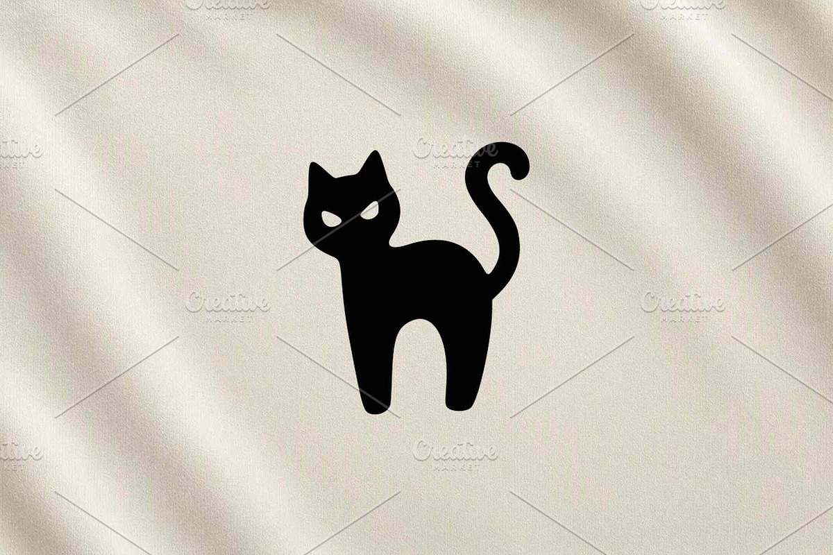 Wicked Cat Silhouette Vector, an Animal Illustration by Vectorium Studio (Photo 3 of 4)