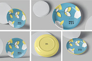 Round Ceramic Plate Mockup Templates, a Product Mockup by megostudi0 (Thumbnail 1 of 7)