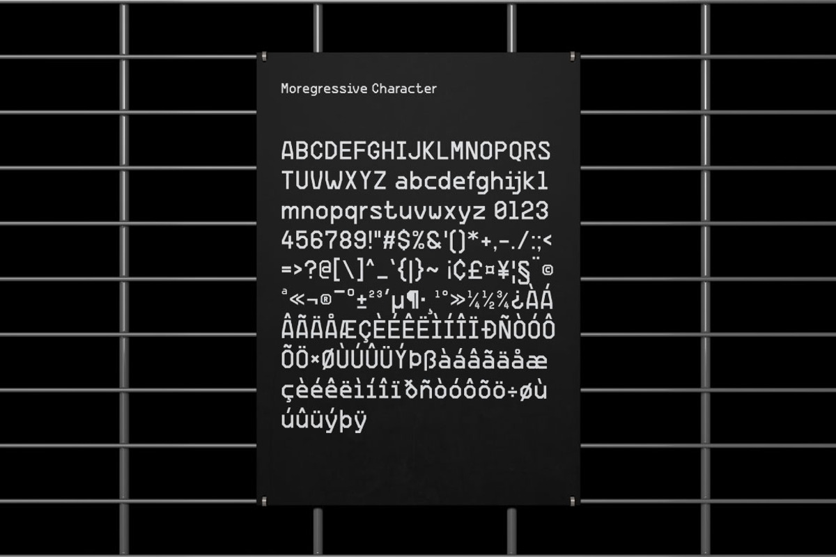 Moregressive, a Sans Serif Font by Nian Keun Studio (Photo 2 of 11)
