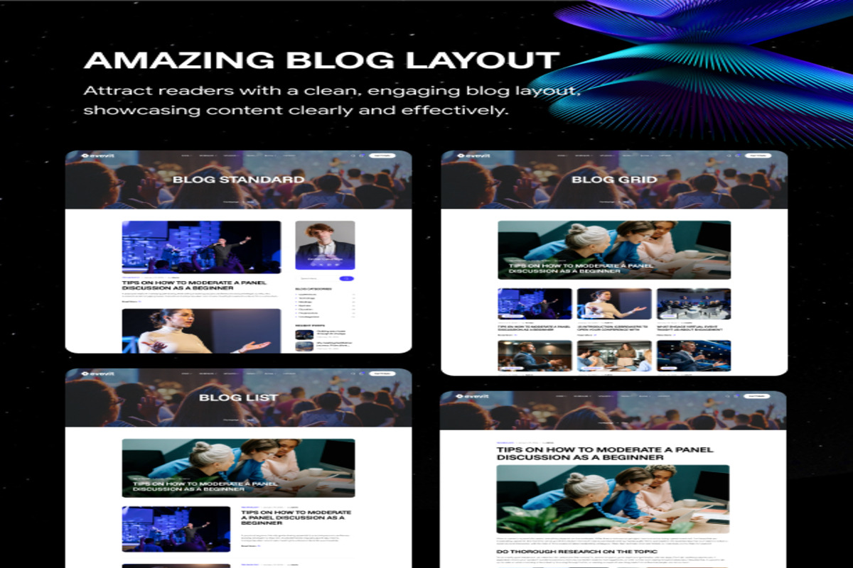 Evevit – Conference & Event, a WordPress Template by Opal Wordpress Theme (Photo 7 of 8)