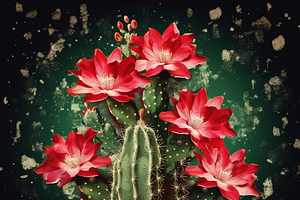 Vintage Christmas Cactus