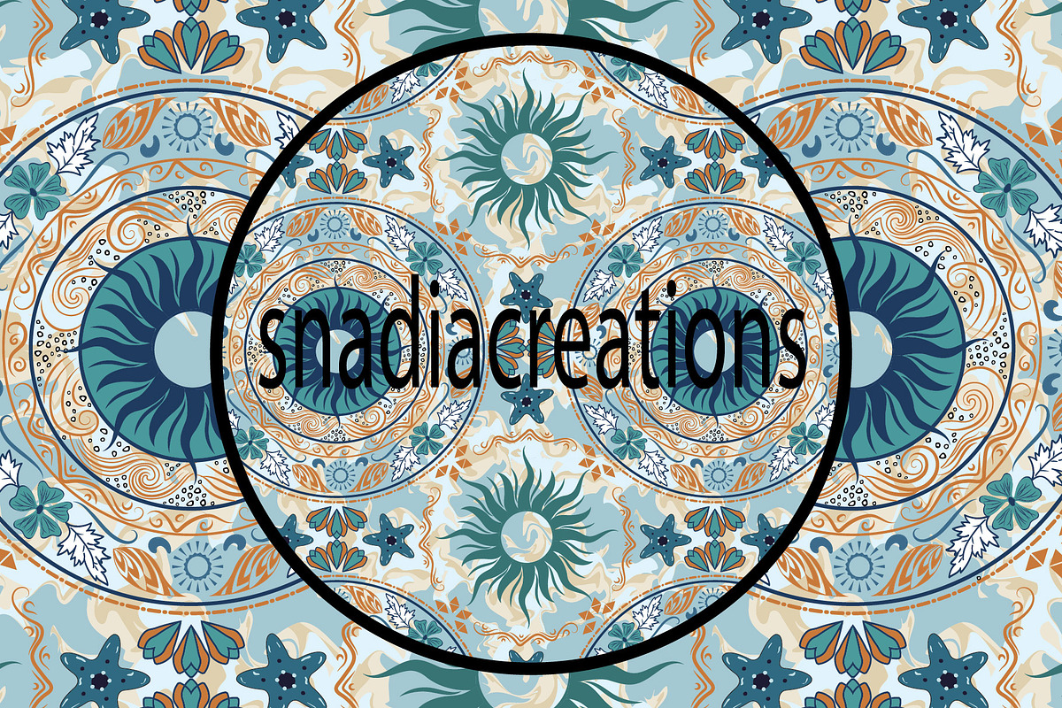 Beachy boho design, a Pattern Graphic by snadiacreations (Photo 1 of 3)