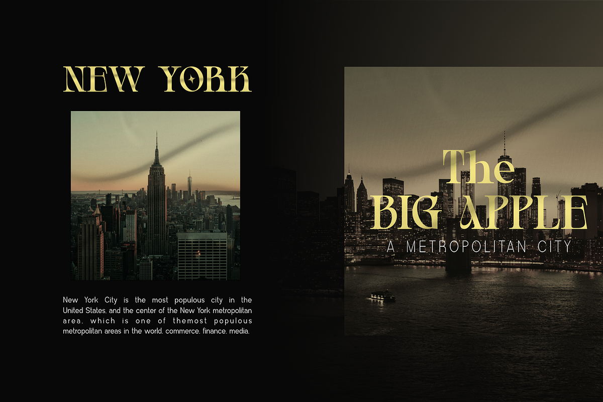 Moncca - Modern Serif Display, a Serif Font by MaikoHatta (Photo 5 of 7)