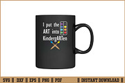 I Put The Art Into Kindergarten SVG, a Work Illustration by Handy Arts Studio (Thumbnail 3 of 3)