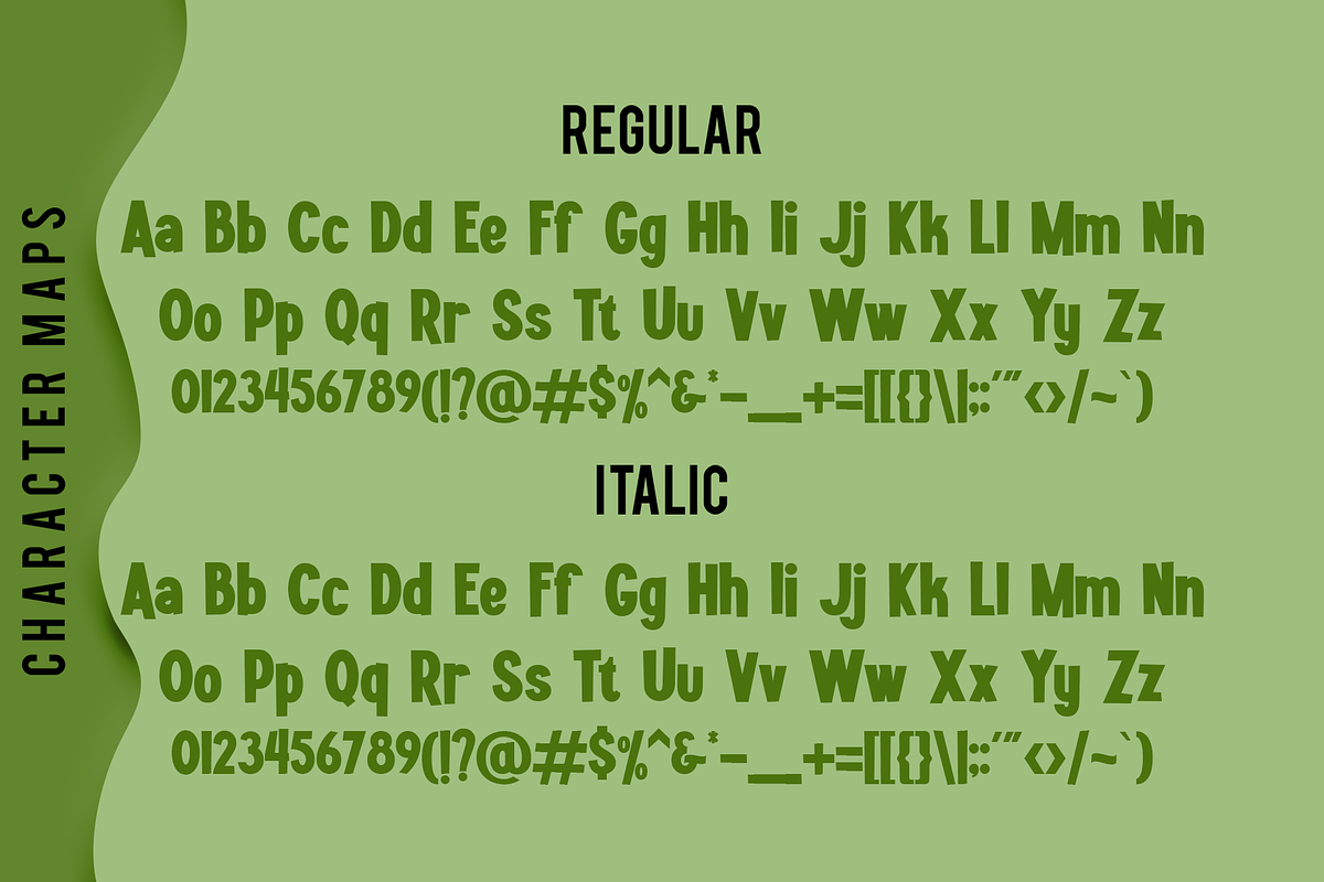 Mintmolly - Modern Decorative Font, a Sans Serif Font by overlaytemplates (Photo 4 of 6)