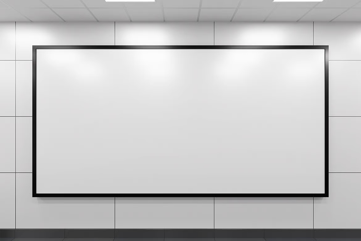 Indoor Billboard Mockup, an Advertising Mockup by graphicsauce (Photo 3 of 4)