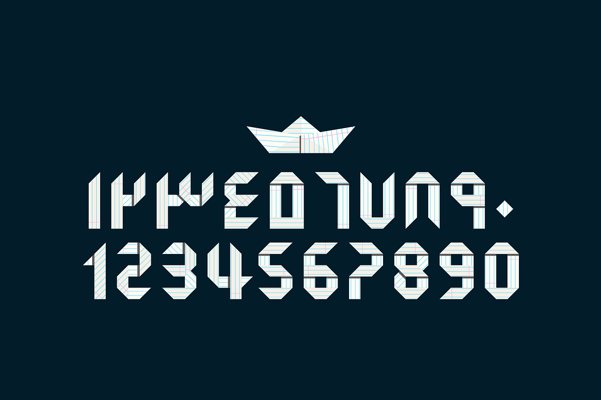 Origami - Arabic Colorfont, a Font by Mostafa El Abasiry (Photo 14 of 18)