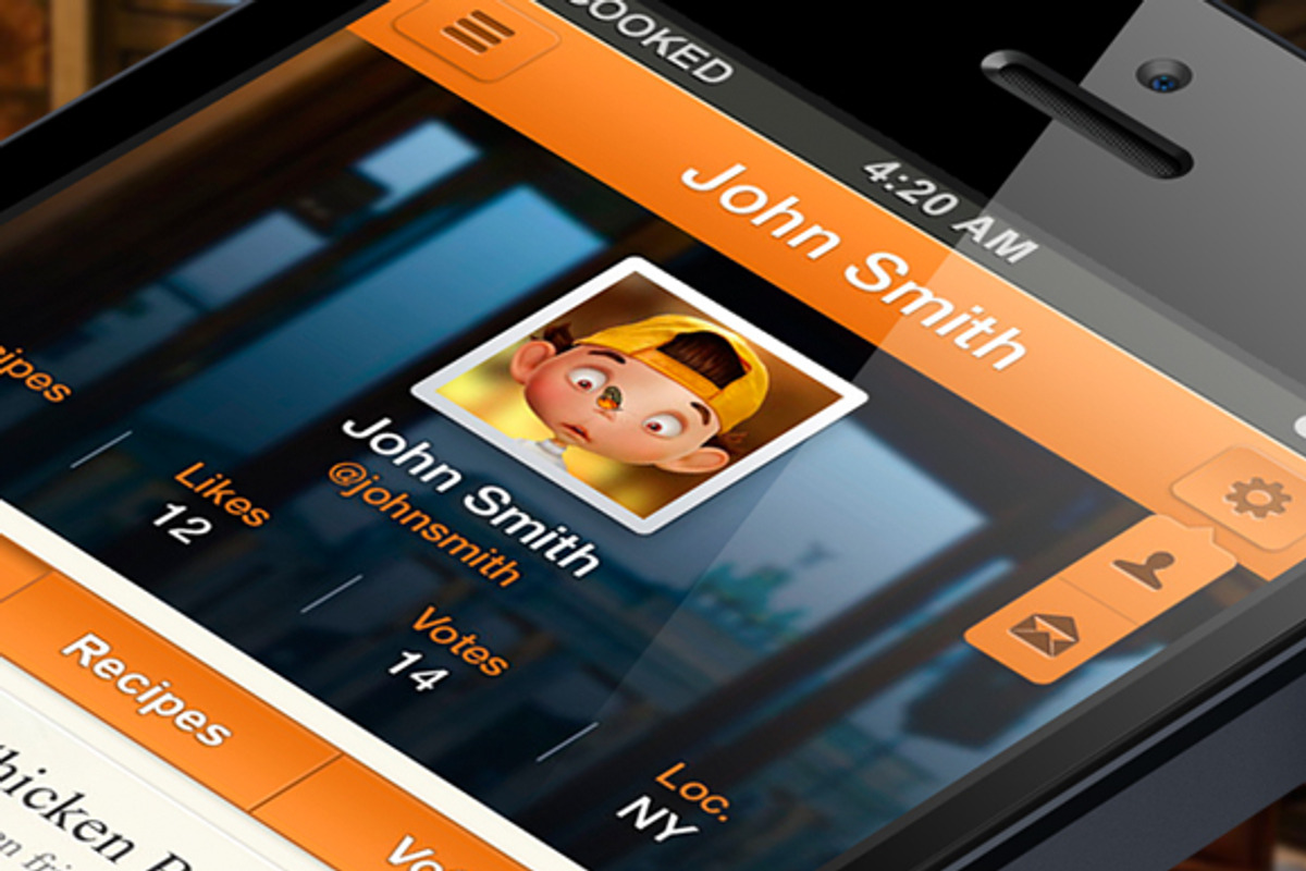 Cooked iPhone App Template, an App Template by Cyberspace Builder (Photo 1 of 5)