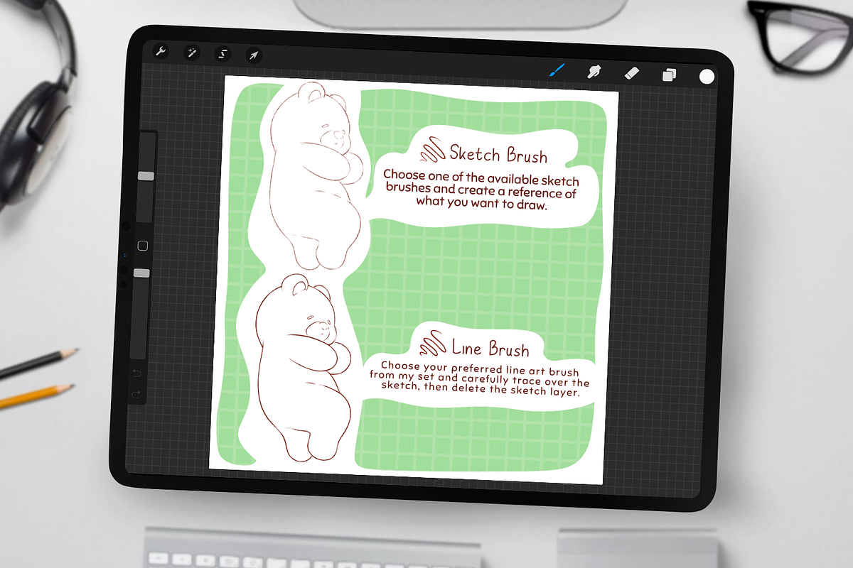 Jelly Style Brushes for Procreate, a Brush Add-On by Disyukov (Photo 2 of 7)