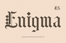 CS Enigma – Blackletter Font