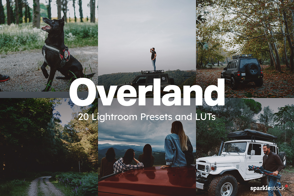20 Overland Lightroom Presets LUTs, a Preset Add-On by SparkleStock (Photo 1 of 16)