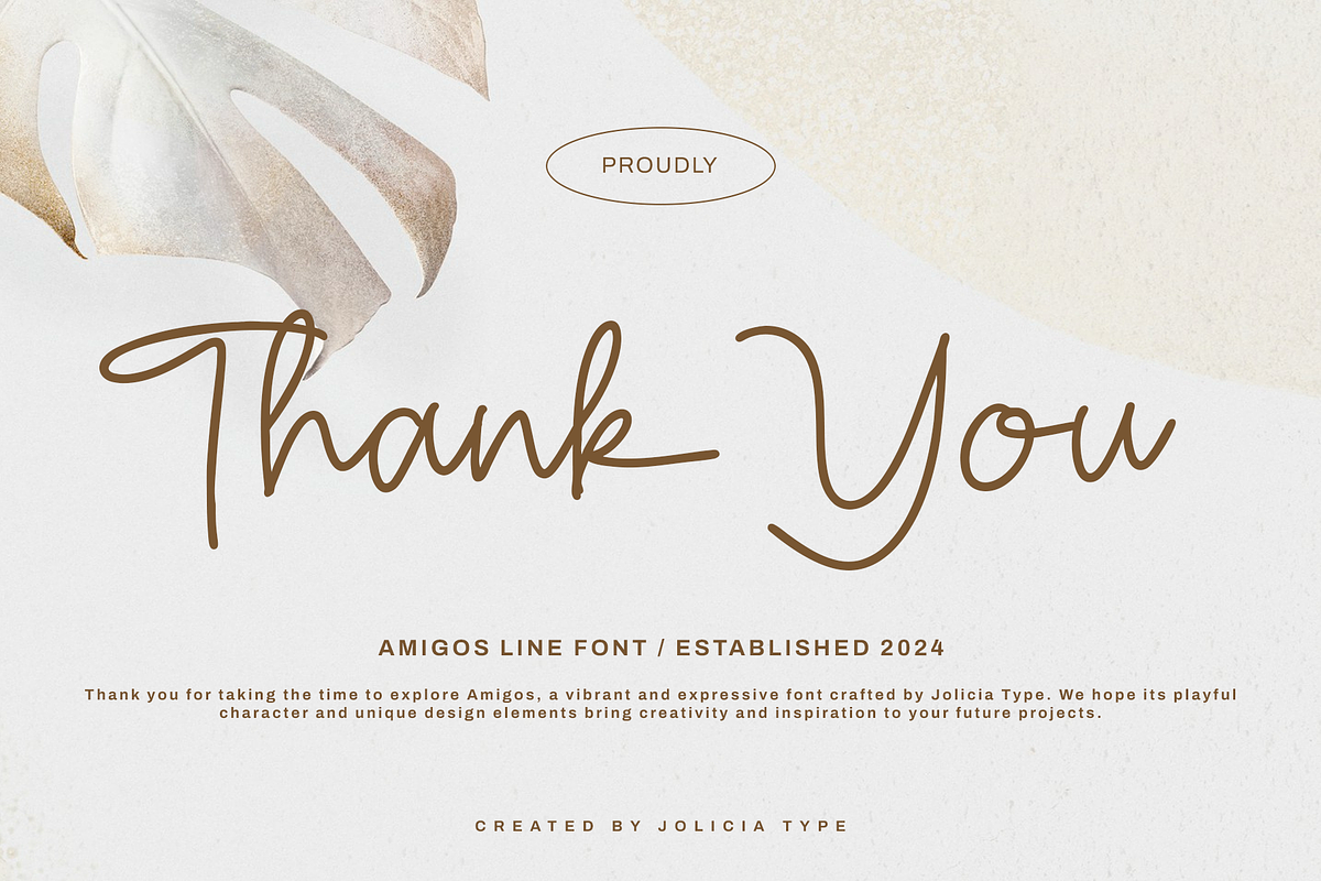 Amigos Line | Handwritten Font, a Handwritten Font by Jolicia Type (Photo 10 of 10)